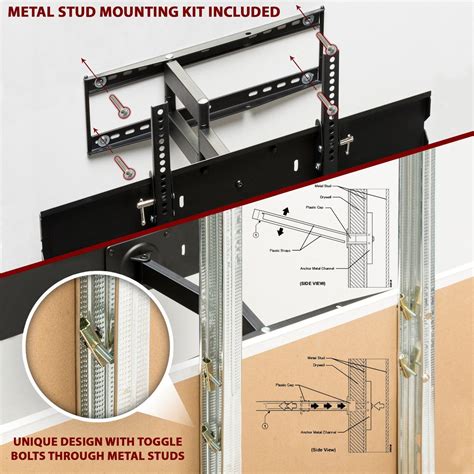 how to mount a tv bracket to metal studs|wall mount tv steel studs.